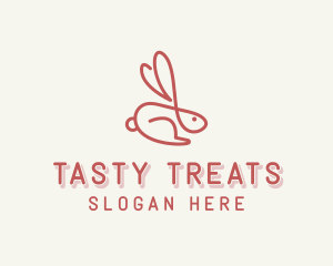 Bunny Pet Rabbit logo design