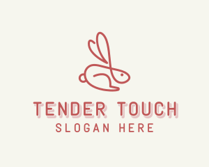 Bunny Pet Rabbit logo design