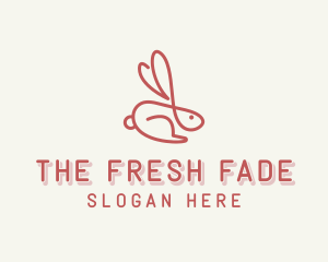 Bunny Pet Rabbit logo design