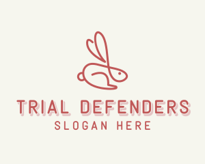 Bunny Pet Rabbit logo design