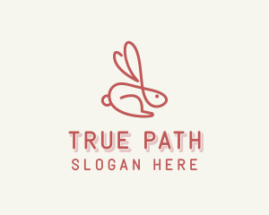 Bunny Pet Rabbit logo design