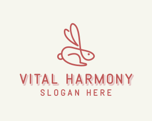 Bunny Pet Rabbit logo design