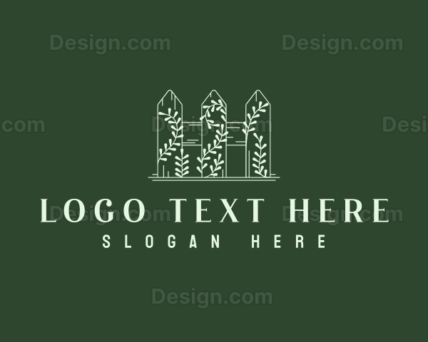 Yard Fence Landscaping Logo