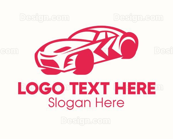 Red Sports Car Logo