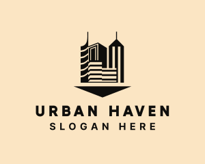 Urban Building Cityscape logo design