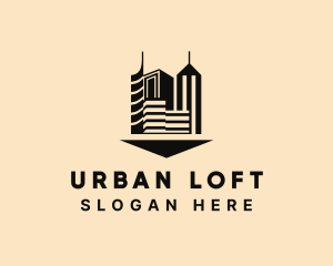 Urban Building Cityscape logo design