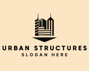 Urban Building Cityscape logo design