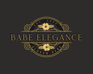 Elegant Garden Flower logo design