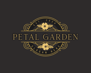 Elegant Garden Flower logo design