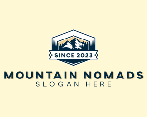 Outdoor Mountain Summit logo design