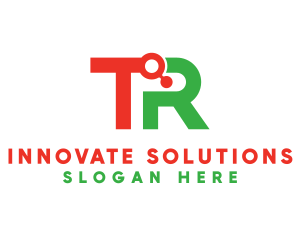 Tech Letter TR Monogram Logo