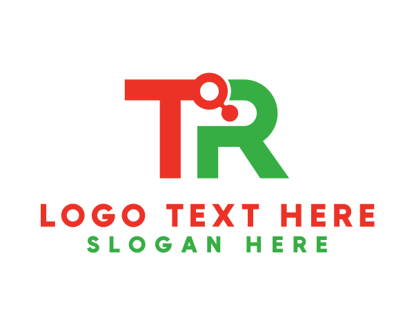 Letter Tr logo example 4