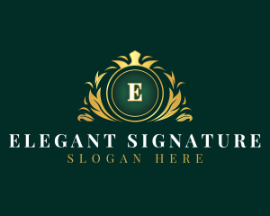 Deluxe Luxury Decorative logo design