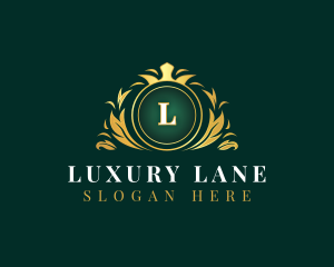 Deluxe Luxury Decorative logo design