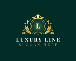 Deluxe Luxury Decorative logo design