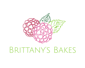 Fruit Berry Flower logo