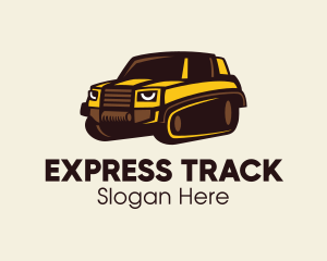 Modern Track Vehicle  logo design