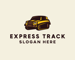 Modern Track Vehicle  logo design