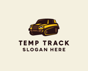 Modern Track Vehicle  logo design