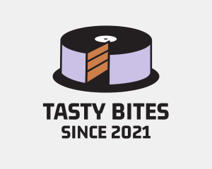 Disc Layered Cake Slice logo