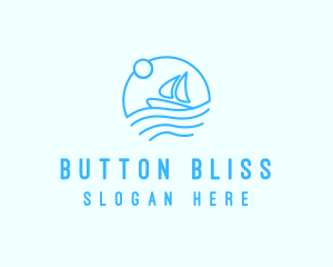 Sea Boat Sailing logo design