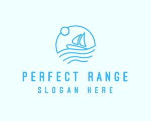 Sea Boat Sailing logo design