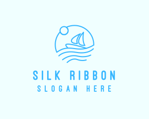 Sea Boat Sailing logo design