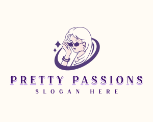 Cool Beautiful Model Influencer  logo