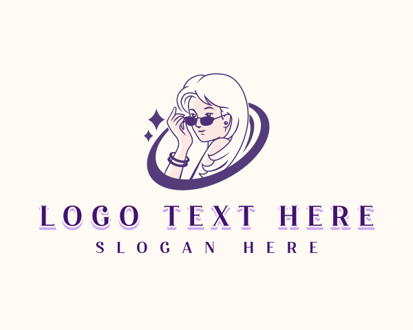 Cool Beautiful Model Influencer  logo