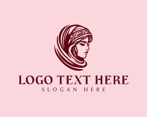 Woman Traditional Bedouin logo