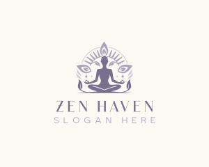 Meditation Zen Yoga logo design