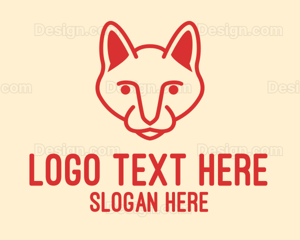 Pet Sphynx Cat Logo