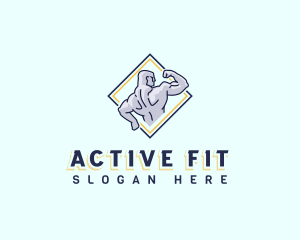 Body Builder Fitness logo design