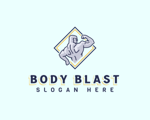 Body Builder Fitness logo design