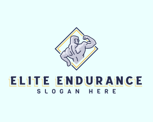 Body Builder Fitness logo design