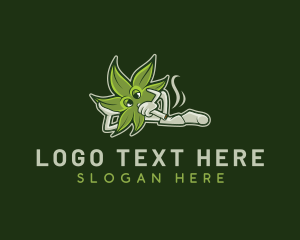 Vaping Marijuana Cannabis logo