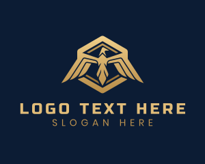 Hexagon Airforce Eagle logo