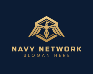 Hexagon Airforce Eagle logo