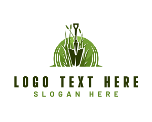 Shovel Landscaping Gardening logo