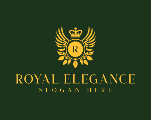 Royal Crown Wings logo design