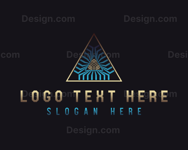 Tech Developer Pyramid Logo