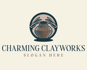 Pottery Handmade Sculping logo
