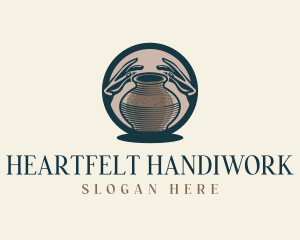 Pottery Handmade Sculping logo