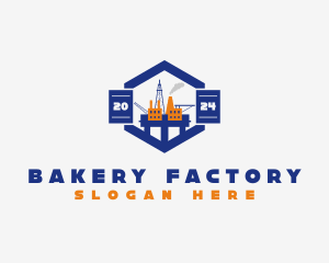 Oil Rig Refinery logo design