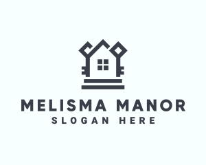 Home Apartment Key logo design