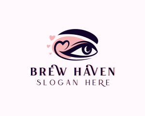 Heart Beauty Eyelash Logo