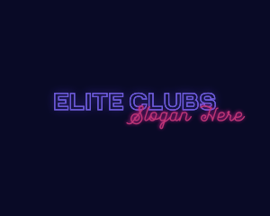 Night Club Wordmark logo design