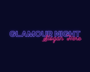 Night Club Wordmark logo design