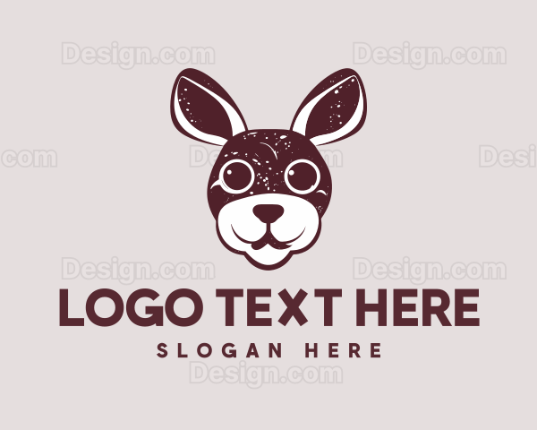 Rustic  Rabbit Animal Logo