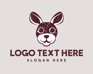 Rustic  Rabbit Animal logo